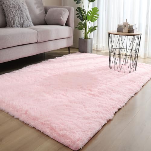 Tapis doux shaggy poils longs de qualité supérieure pour bureau - 2