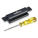 SUNJOYCO NES Cartridge Slot, 72 Pin Connector Replacement, Nintendo 72 Pin Connector with 3.8mm Screwdriver for Nintendo Console NES 8 Bit System