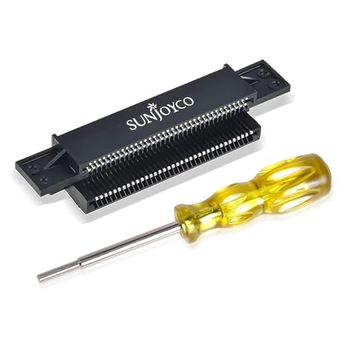 Image of Sunjoyco 72 Pin Connector Cartridge Slot and 3.8mm Screwdriver Bit Open Tool for Nintendo NES 8 Bit System - Repair Part