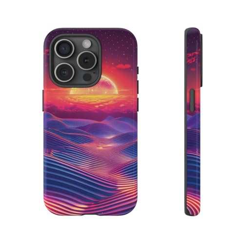 Coque iPhone 15 Pro rigide brillante bleu pour sublimer vos photos