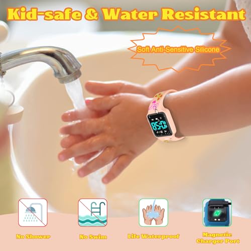 Image of Toddler Potty Training Set - Potty Training Watch with Musical /Vibration Countdown Alerts, Fun Board Book, Progress Chart & Reward Stickers - Interactive Potty Training Kit for Kids Ages 2-6