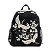 Mochila escolar retro japonesa grulla de cerezo en flor de cerezo mochila de viaje para niños y niñas