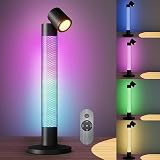 HCYHNB Unique Table Lamp, Eye-Care Work Lamp with 3-Color Temperature and Brightness Adjustable, Atm