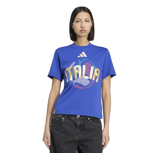 adidas Womens FIFA World Cup 2026 T-Shirt Italy/Bold Blue Medium