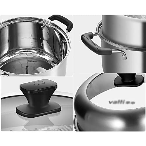 Cuisinière à vapeur inox 304 à fond composite triple couche - 5