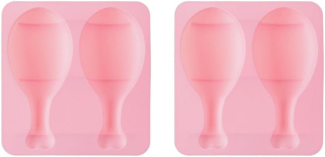 MAGICLULU 2pcs Silicone Cake Mold DIY Baking Molds Creative Chicken Leg Shape Non-Stick Easy Demoulding Silicone Baking Tool for Candy Making and Biscuit Making