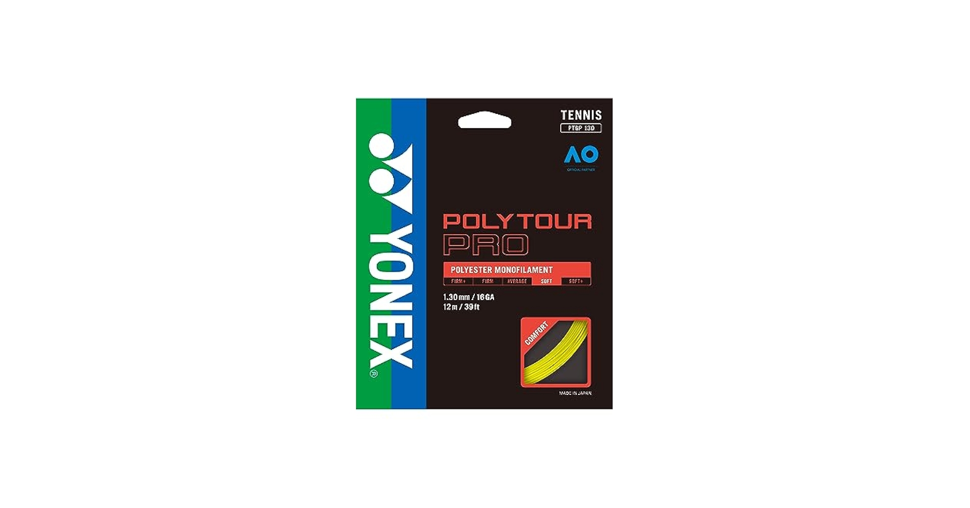 Amazon.com : YONEX Unisex's Poly Tour Pro String Set-Black