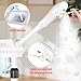 Professional Facial Steamer, Esthetician Steamer on Wheels, Stand Face Steamer for Facial Deep Cleaning and Hydration, Steamer for Facial for Personal Care or Beauty Spa or Salon, White