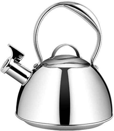 Bouilloire sifflante inox 2,6 litres grande capacité pour cuisinière induction et gaz