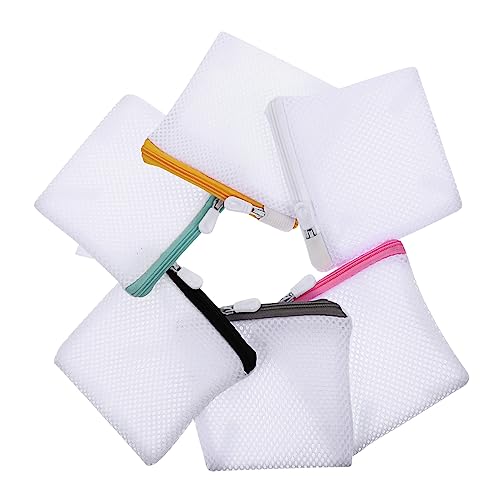 JOINPAYA 6pcs Laundry Bag Mesh Wash Bag Mini Washing Machine Underwear Washing Bag Wash Bags Protecting Wash Bag Foldable Wash Bag Laundry Pouch Travel Sandwich Mesh Laundry Mesh Bag Bra