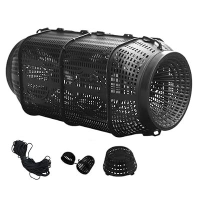 Tanxier Fish Trap,Lightweight Bait Trap,Fish Catcher,CrabTrap,Crab Cage,Hobby Fishing Equipment for Catch EEL Shrimp Turtle