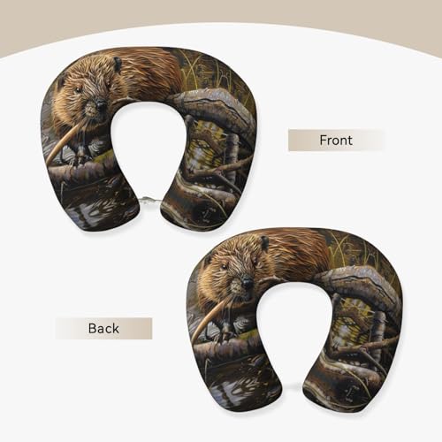 Almohada de espuma viscoelástica talla única negra miniatura 3