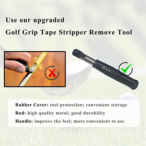 Auaurly Golf Grip Tape Stripper Remove Tool, Saves Time And Energy, Golf Club Grip Repair Kit #TOP4