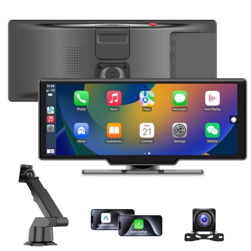 Estéreo para automóvil de 10,26 pulgadas con Android Auto y Carplay inalámbrico 4