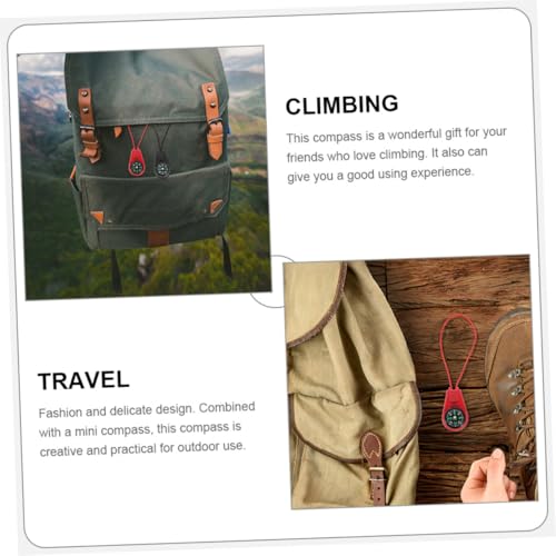 Brújulas mini de bolsillo Happyyami 30 piezas para camping miniatura 2