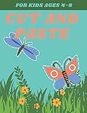 cutting taller para padres  Cut and Paste for Kids Ages 4-8: Cutting Practice Workbook, Scissor Skills Activity Pad, Cutting and Pasting for Kids