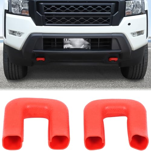 Aunginsy Front Bumper Tow Hook Covers Compatible with Nissan Frontier