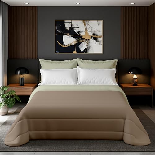 Zucchissime Trapunta Invernale Matrimoniale 260x265 | calda e leggera, double face, design elegante | Coperta Matrimoniale Invernale in microfibra | comfort avvolgente e qualità sartoriale 350 g/m²