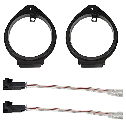 RED WOLF 6.5" Speaker Adapter Spacer Ring & Wiring Harness Kit - Plug & Play For GMC/Chevy/Buick/Cadillac 1988-2012 - View #3