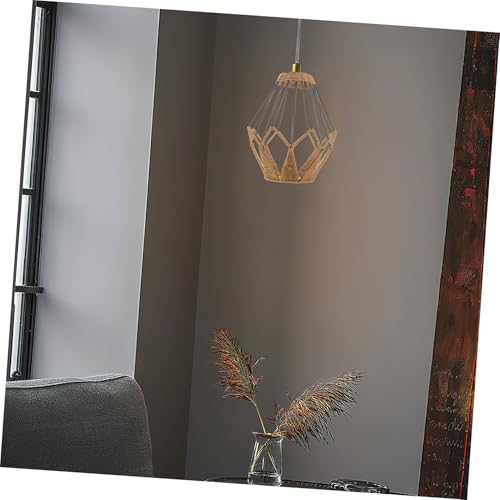 Abat-jour unique vintage en maille tissée pour suspension chic - 7