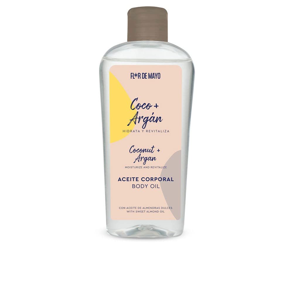Flor de Mayo, Aceite Hidratante Corporal Argán y Coco 200ml