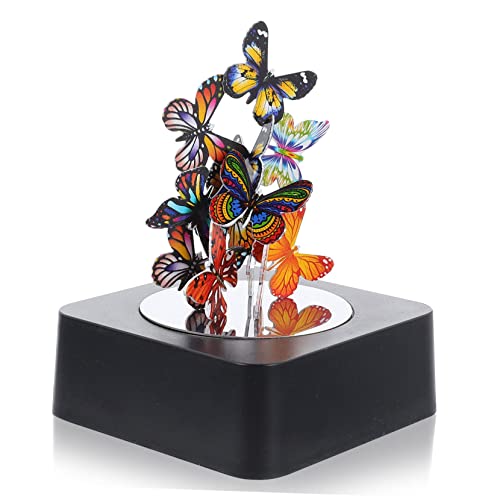 Holibanna 1 Set Magnetic Ornament Metal Toy Bloques Magneticos para Niños Home Accessories Decor Magnetic Butterflies Sculpture Magnetic Desktop Toy Desktop Decoration Desktop Crafts