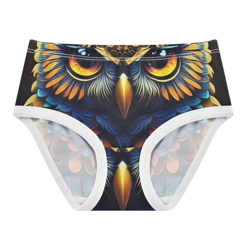 Cotton Toddler Underwear Floral Boho Owl Girl Panties Cute Florals Briefs Kids Undies 2t