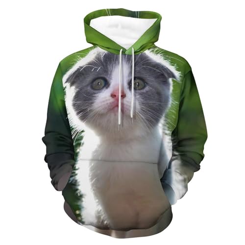 Pull homme femme chaton malin pour éviter le coup de froid en mi-saison taille S