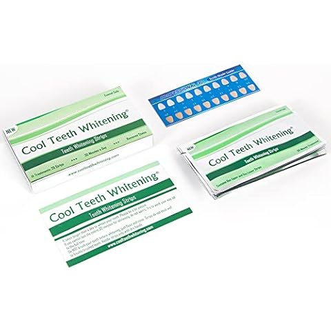 Cool Teeth Whitening 14 Day Teeth Whitening Strips with Strong Gel 28 Pcs, Color Hydrogen Peroxide White Tooth Remove Stains On The Go Cover