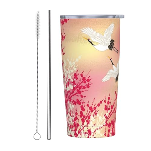 a a  ߕ }OJbv R[q[Jbv RrjJbv ۗ ۉ ^u[ XeX ^fM}O Wt ^ ڃhbv ԗp Aj LN^[ ObY 킢 v[g 600ml Straw Two-Piece Se