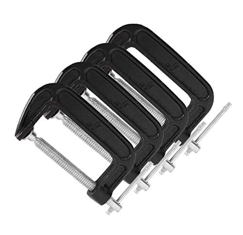 4 Inch C-Clamp Set, Heavy...