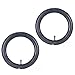 2 Jeux de Tubes intérieurs 12,5x2,25 (12 1/2"x2 1/4") avec Tige de Valve Droite pour Razor Pocket Mod Tubes de Rechange pour Scooters à Essence et électriques, vélos pour Enfants et vélos d'équilibre
