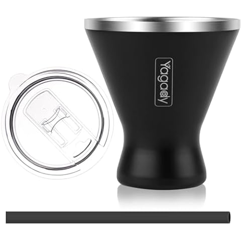 Yagady Stainless Steel Insulated Martini Tumbler Cover