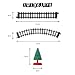 20 Piezas Tren Navideño Eléctrico con Luces y Sonido| 1 Locomotora, 4...