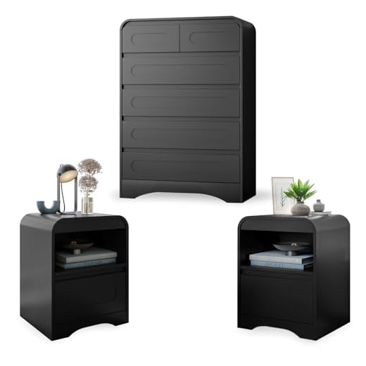 Modern 3 Piece Bedroom Furniture Set