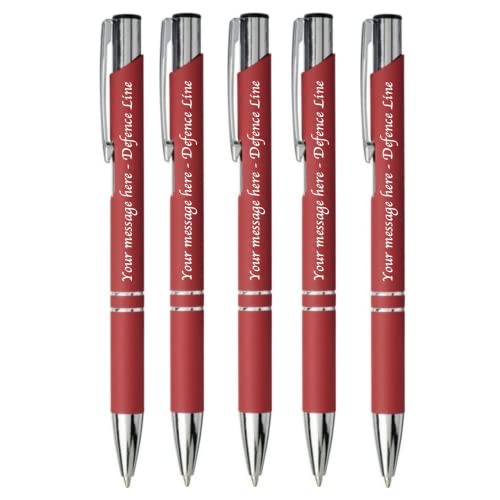 5 x Personalised Deep Engraved Custom Aluminium Limited Edition P...