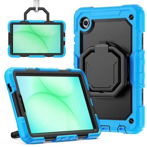 Coque enfant Samsung Galaxy Tab A9 bleu clair, le cadeau utile et durable