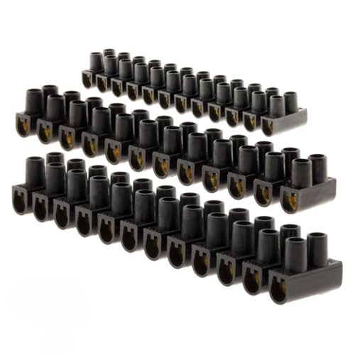 Zenitech Lot 5 barrettes 3x 6 mm²+2x 10 mm² noires