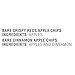 bare Baked Crunchy Apple Chips, 2 Flavor Variety, 0.53oz Snack Bags (7 Pack)