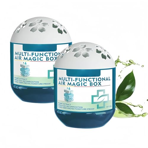 2PCS Air Purification Dust Removal Magic Box Multi-Functional Air Magic Box Cleaner Automatic Dust Collection Air Purifier Odor Eliminator A/ir Freshener for Home A/ir Purifier for Home