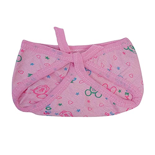 Image of Baby Hosiery Cotton Nappy Langot Washable and Reusable Plain Solid Cloth Langot /Cloth diaper /U Shaped /Nappy Tying Langot For Baby Boys and Baby Girls - Pack of 6 (Medium) (Multicolor)