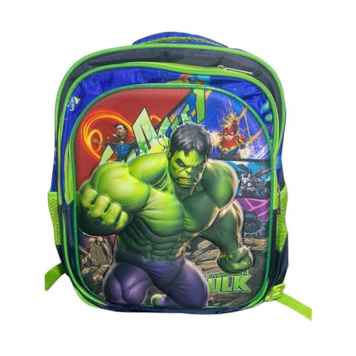 Mochila Escolar Infantil com Desenho em 3D (hulk)