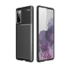 Spia Samsung Galaxy S20 FE Case Black Carbon Silicone Original Flexible Thin Improved Durable Anti-Shock Protector New Generation Design (Samsung Galaxy S20 FE, Black)
