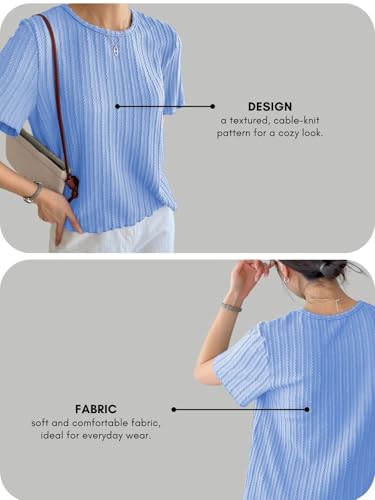 Image of GRECIILOOKS Women's Poly Cotton Regular Fit Crop Top, Loose Fit Oversized Shirts & Stylish Korean Tank Tops for Summer Wear (Available in Plus Size)