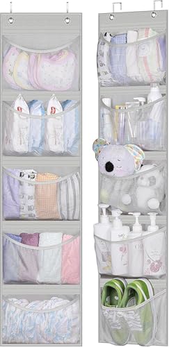 KEETDY Over the Door Organizer Review: A 5-Pocket Storage Solution for Bedroom and Bathroom