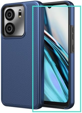 ZXLZKQ Cover per BLU View 5 B160V (6.56), Custodia per Telefono Ultrasottile Antiurto e Antigraffio, Morbido Silicone TPU Nero Protettiva Case per BLU View 5 B160V - Fiore di cristallo