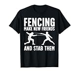Best Fencing Design for Men Women Kids Fencing Sport Fencer T-Shirt