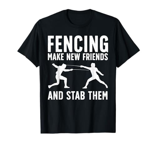 Best Fencing Design for Men Women Kids Fencing Sport Fencer T-Shirt