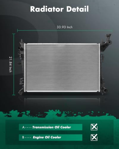 Image of SCITOO Engine Coolant Radiator Assembly for Ford Focus 2008 2009 2010 2011