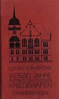 40 Jahre in einem deutschen Kriegshafen. Wilhelmshaven 3920602072 Book Cover